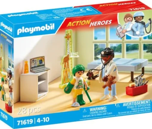 PLAYMOBIL 71619 Kinderarzt mit Teddybär | Teddy Toys Kinderwelt