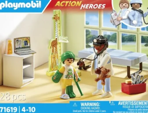 PLAYMOBIL 71619 Kinderarzt mit Teddybär | Teddy Toys Kinderwelt