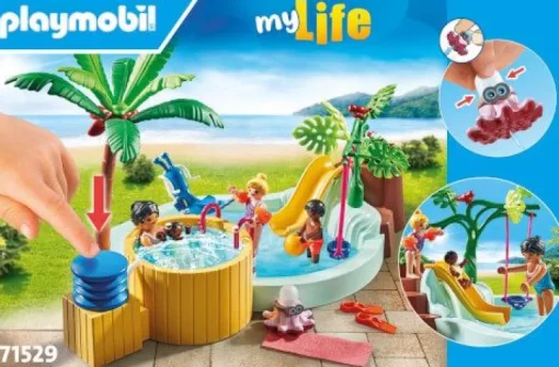 PLAYMOBIL 71529 Kinderbecken mit Whirlpool | Teddy Toys Kinderwelt
