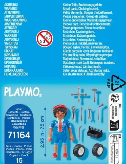 PLAYMOBIL 71164 Mechanikerin | Teddy Toys Kinderwelt