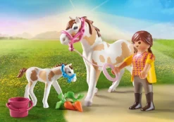 PLAYMOBIL 71243 Pferd mit Fohlen | Teddy Toys Kinderwelt