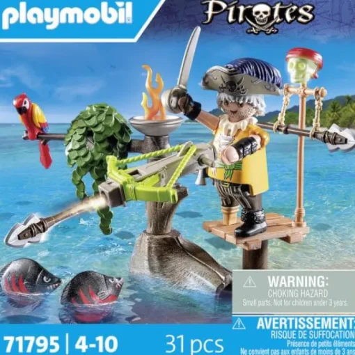 PLAYMOBIL 71795 Pirat mit Balliste | Teddy Toys Kinderwelt