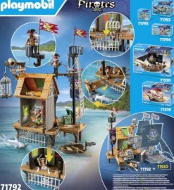 PLAYMOBIL 71792 Piratenhafen mit Seeräuber-Gefängnis | Teddy Toys Kinderwelt