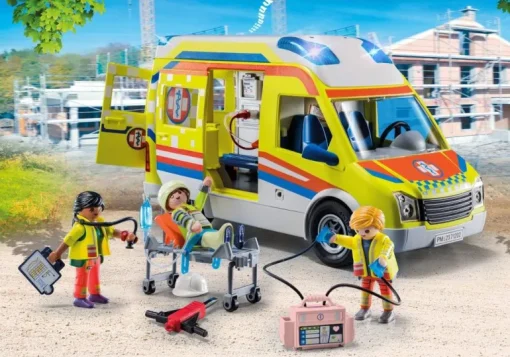 PLAYMOBIL 71202 Rettungswagen mit Licht und Sound | Teddy Toys Kinderwelt