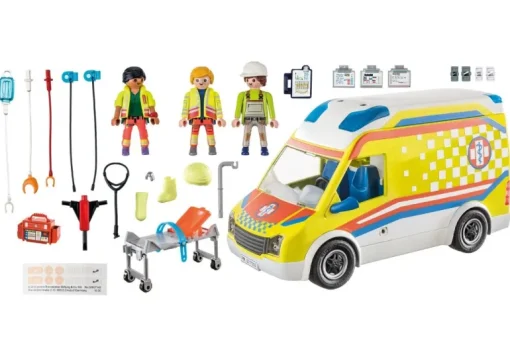 PLAYMOBIL 71202 Rettungswagen mit Licht und Sound | Teddy Toys Kinderwelt