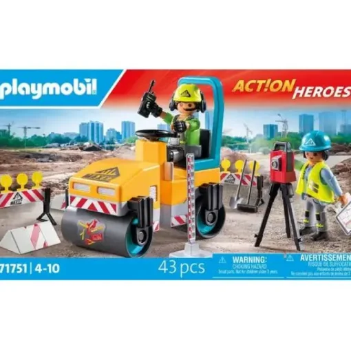 PLAYMOBIL 71751 Straßenbaustelle | Teddy Toys Kinderwelt