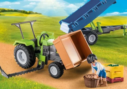 PLAYMOBIL 71249 Traktor mit Anhänger | Teddy Toys Kinderwelt