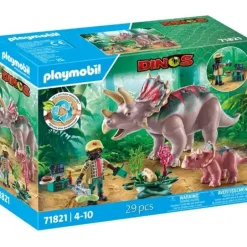 PLAYMOBIL 71821 Triceratops mit Jungtier | Teddy Toys Kinderwelt