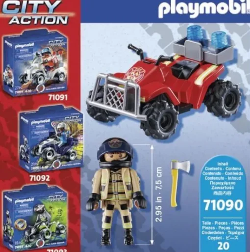 PLAYMOBIL® City Action - Feuerwehr-Speed Quad | Teddy Toys Kinderwelt