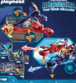 PLAYMOBIL® Dragons - The Nine Realms Wu & Wei mit Jun | Teddy Toys Kinderwelt