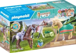 PLAYMOBIL® Horses of Waterfall - 3 Pferde Morgan, Quarter Horse & Shag | Teddy Toys Kinderwelt
