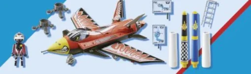 PLAYMOBIL® Stunt Show - Air Stuntshow Düsenjet ''Eagle'' | Teddy Toys Kinderwelt