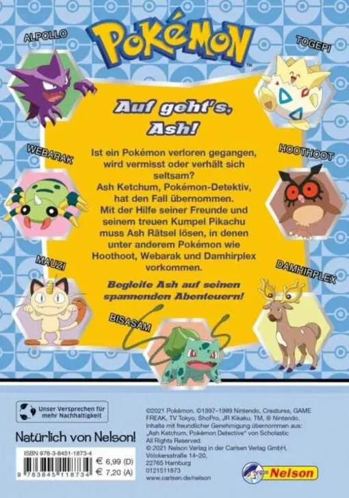 Pokémon: Ash Ketchum, Pokémon-Detektiv | Teddy Toys Kinderwelt