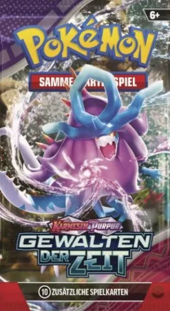 Pokémon-Sammelkartenspiel: Boosterpack Karmesin & Purpur - Gewalt | Teddy Toys Kinderwelt