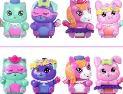 Polly Pocket Übernachtungsparty-Welpen-Spielset mit 1 kleinen Pup | Teddy Toys Kinderwelt