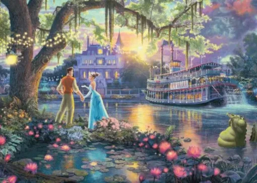 Puzzle Thomas Kinkade Disney,The Princess and the Frog 1000Teile | Teddy Toys Kinderwelt