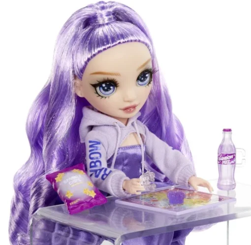 Rainbow High Sparkle & Shine Fashion Dolls- VIOLA (Purple) | Teddy Toys Kinderwelt