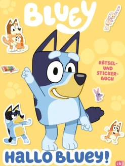 Random House BLUEY - Rätsel und Stickerbuch Hallo Bluey! | Teddy Toys Kinderwelt