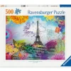 Ravensburger 12000772 Puzzle Postkarte aus Paris 500 Teile | Teddy Toys Kinderwelt