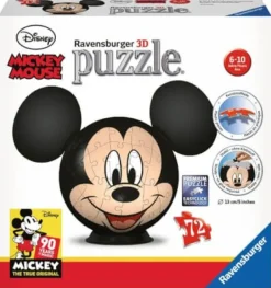 Ravensburger 117611 Puzzleball Mickey Mouse 72 Teile | Teddy Toys Kinderwelt