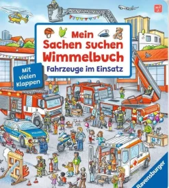 Ravensburger® Bücher - Mein Sachen Suchen Wimmelbuch Fahrzeuge Im Einsatz | Teddy Toys Kinderwelt