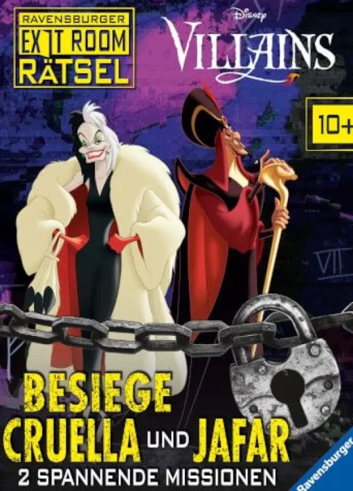 Ravensburger® Bücher Exit Room Rätsel - Besiege Cruella und Jafar | Teddy Toys Kinderwelt