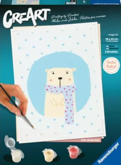 Ravensburger CreArt - Malen nach Zahlen 23652 - Hello Baby: Cute | Teddy Toys Kinderwelt