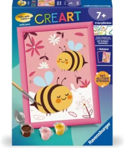 Ravensburger CreArt - Malen nach Zahlen 23992 - Niedliche Hummel | Teddy Toys Kinderwelt