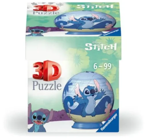 Ravensburger 3D Puzzle 11597 - Puzzle-Ball Disney Stitch - für gr | Teddy Toys Kinderwelt