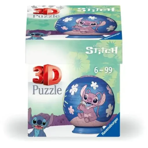 Ravensburger 3D Puzzle 11597 - Puzzle-Ball Disney Stitch & Angel | Teddy Toys Kinderwelt