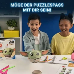 Ravensburger 3D Puzzle 11556 - Puzzle-Ball Grogu mit Ohren - 72 T | Teddy Toys Kinderwelt