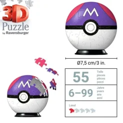 Ravensburger 3D Puzzle 11564 - Puzzle-Ball Pokémon Pokéballs - Me | Teddy Toys Kinderwelt