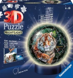 Ravensburger® 3D Puzzle - Nachtlicht Raubkatzen, 72 Teile | Teddy Toys Kinderwelt