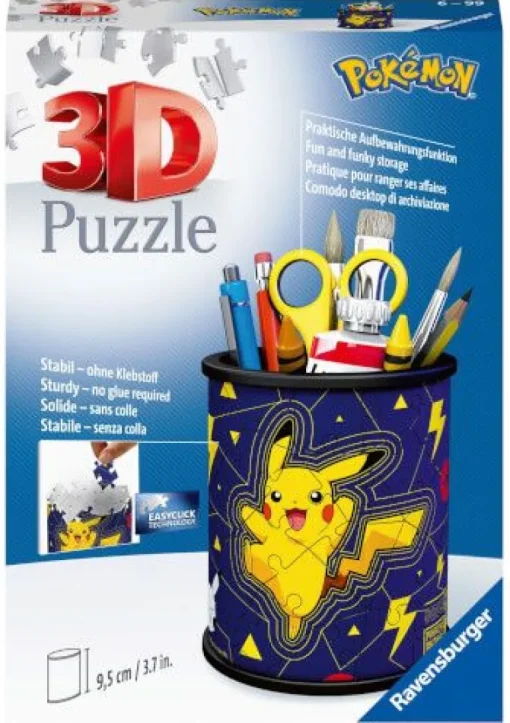 Ravensburger® 3D Puzzle - Utensilo Pokémon Pikachu, 54 Teile | Teddy Toys Kinderwelt