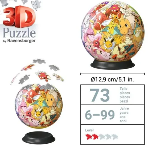 Ravensburger® 3D Puzzle Pokémon - Kanto Region Characters | Teddy Toys Kinderwelt
