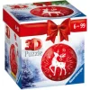 Ravensburger 3D Puzzle-Ball Weihnachtskugel Rentier 11495 – 54 Te | Teddy Toys Kinderwelt