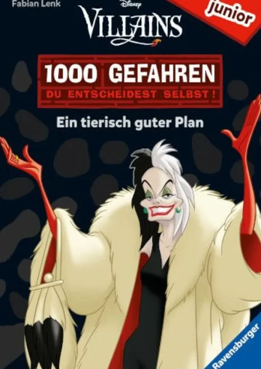 Ravensburger® Disney Villains - 1000 Gefahren Junior: Ein tierisch guter Plan | Teddy Toys Kinderwelt