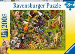 Ravensburger Kinderpuzzle - 13351 Bunter Dschungel - 200 Teile Pu | Teddy Toys Kinderwelt