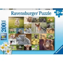 Ravensburger Kinderpuzzle - 13353 Süße Tierbabys - 200 Teile Puzz | Teddy Toys Kinderwelt