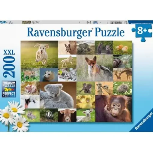Ravensburger Kinderpuzzle - 13353 Süße Tierbabys - 200 Teile Puzz | Teddy Toys Kinderwelt