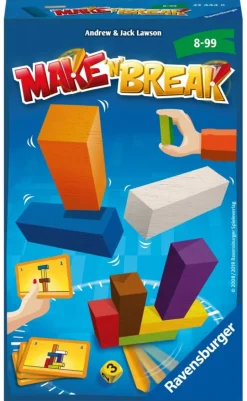 Ravensburger® Mitbringspiele - Make' n' Break | Mitbring- & Reisespiele | Spiele | Spielzeug | Teddy Toys Kinderwelt