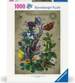 Ravensburger Puzzle 12001435 - Lifecircle Butterfly - 1000 Teile | Teddy Toys Kinderwelt