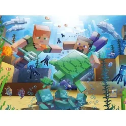 Ravensburger Puzzle 12000421 - Minecraft Mosaic - 1000 Teile Mine | Teddy Toys Kinderwelt
