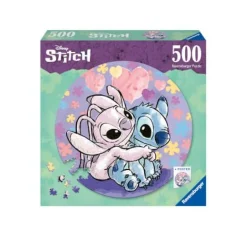 Ravensburger Puzzle 17581 - Stitch - 500 Teile Rundpuzzle für Erw | Teddy Toys Kinderwelt