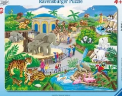 Ravensburger® Puzzle - Besuch im Zoo, 45 Teile | Teddy Toys Kinderwelt