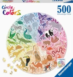 Ravensburger Puzzle 17172 Circle of Colors -Animals 500 Teile | Teddy Toys Kinderwelt