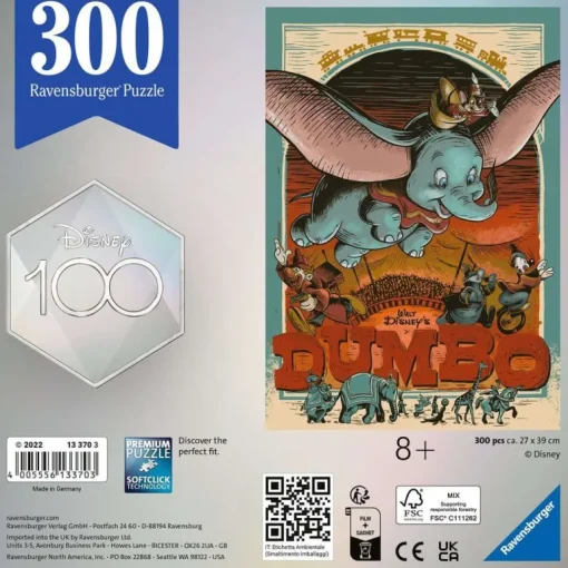 Ravensburger® Puzzle - Disney Dumbo, 300-Teile 13370 | Teddy Toys Kinderwelt