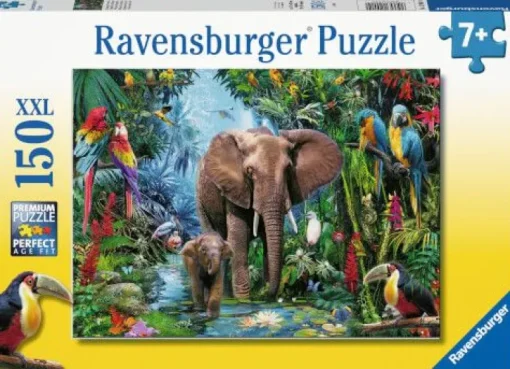 Ravensburger® Puzzle - Dschungelelefanten, 150 Teile | Teddy Toys Kinderwelt