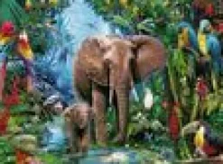 Ravensburger® Puzzle - Dschungelelefanten, 150 Teile | Teddy Toys Kinderwelt