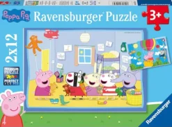 Ravensburger® Puzzle - Peppas Abenteuer, 2x12 Teile | Teddy Toys Kinderwelt